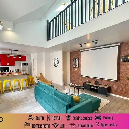Superbe Appartement-Sauna-Cinema-Parking-Gare Amiens Eksteriør billede